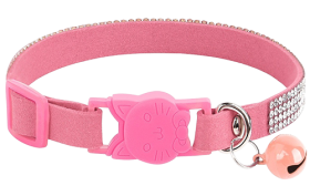 Coleira para gato de Luxo com possibilidade de fuga e Cristais