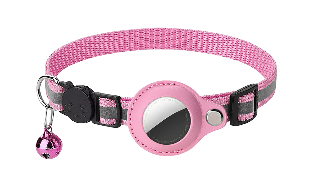 Coleira refletora de fuga para gatos com suporte para AirTag Coleira refletora de fuga para gatos com suporte para AirTag