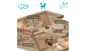 Spray eliminador de odores para uso versátil em várias superfícies, fácil de aplicar e seguro para animais e humanos.