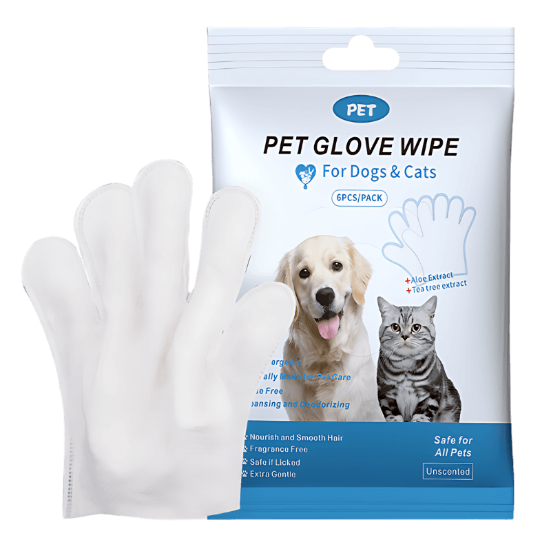 Toalhetes de Limpeza Hipoalergénicos para Cães e Gatos (6 un./embalagem) Toalhetes de Limpeza Hipoalergénicos para Cães e Gatos (6 un./embalagem)