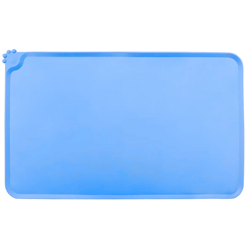 Tapete de Silicone Impermeável para Gato com Bordas Elevadas