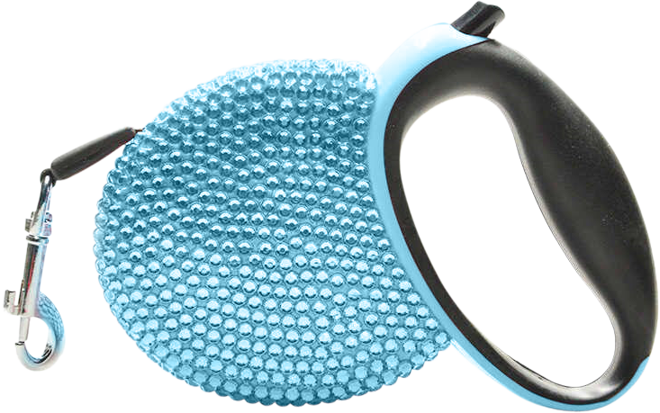 Trela para Gato Retrátil de Luxo com Strass Trela para Gato Retrátil de Luxo com Strass